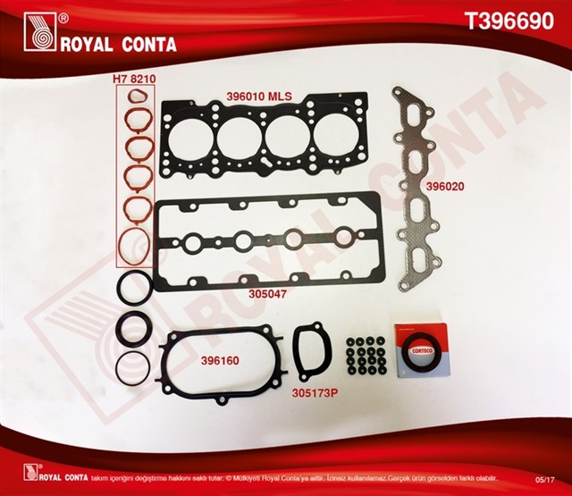 UST TAKIM CONTA REINZ KECELI LASTIKLI PALIO - ALBEA 1.2 16V 80HP 188A5.000