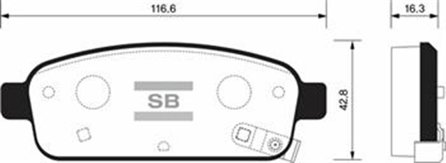 ARKA FREN BALATASI ASTRA J 09 MOKKA 12 ZAFIRA C 12 CRUZE 09 TRAX 11 AVEO HB 13