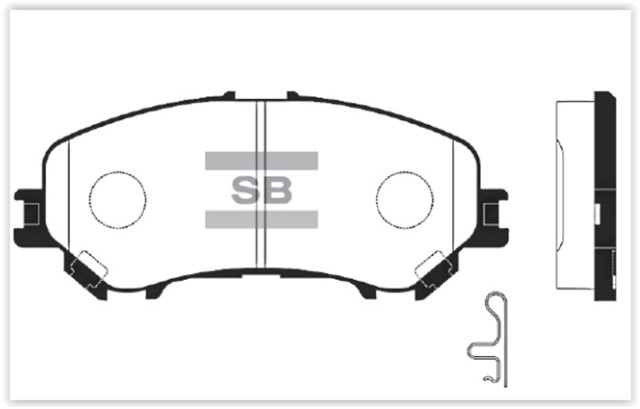 ON BALATA RENAULT KADJAR 15 KOLEOS II 15 NISSAN QASHQAI J11 13 X TRAIL III 14 GDB3622