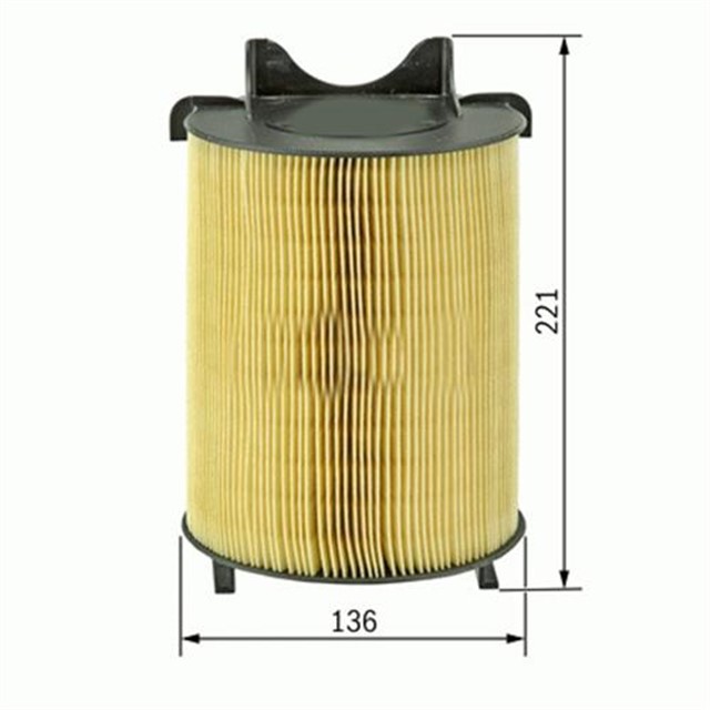 HAVA FILTRESI [YUVARLAK] GOLF5 - GOLF6 - JETTA - PASSAT - CADDY - A3 - LEON BLR - BLY - BVZ - BSE - BGU 1.6 - 2.0 FSI 04 - 10