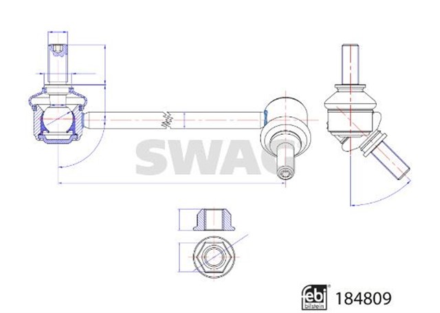 Z ROT EMNIYET SOMUNLARI ILE SKODA FEBI 184809