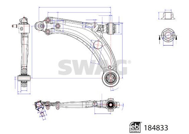 SALINCAK YATAKLAR VE MAFSALI OLAN OPEL FEBI 184883
