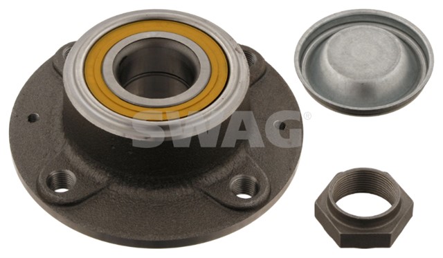 TEKERLEK RULMANI TAKIMI AKS SOMUNU KORUMA KAPAGI VE PULLAR ILE CITROEN FEBI 29382