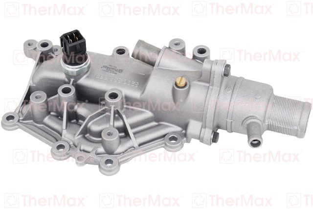 TERMOSTAT KOMPLE GUCLENDIRILMIS ALUMINYUM GOVDE MUSURLU CLIO II - LGN II 1.4 - 1.6 16V TAHLIYE BORULU