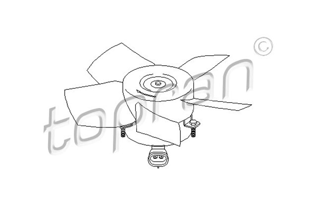 755 FAN MOTORU CORSA - COMBO - TIGRA X14 - C16XE