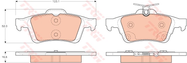 ARKA BALATA FOCUS II CMAX 03 CONNECT 02 LAGUNA III 07 VECTRA C 02 C5 08 SIGNUM 03 93192623 - 1605200