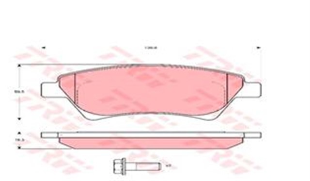 FREN BALATASI ON MEGANE II 1.5 - 1.6 03 - 09