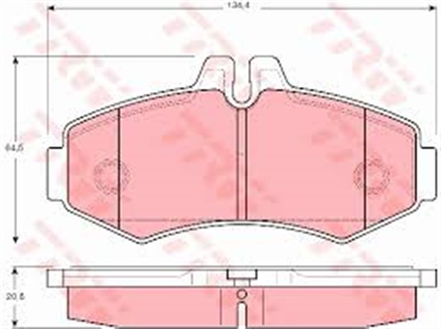 FREN BALATASI ON MERCEDES VITO W638 97 03