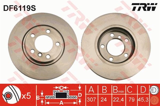 FREN DISKI ON MINI COUNTRYMAN PACEMAN R60 R61