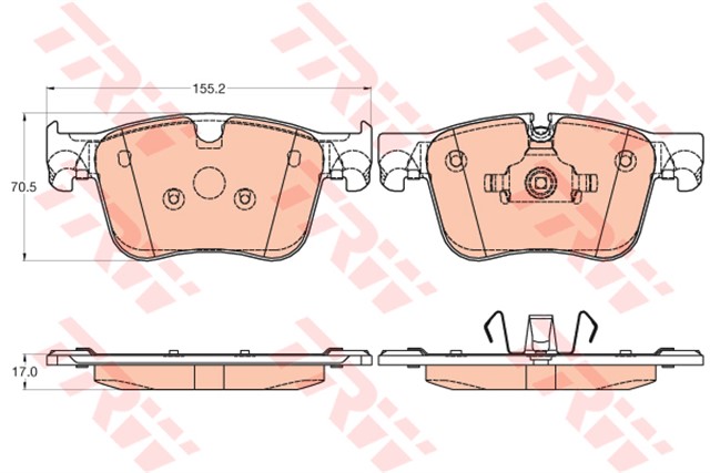 FREN BALATASI ON 308 II / 508 / 3008 / C4 B.M 2013 - 