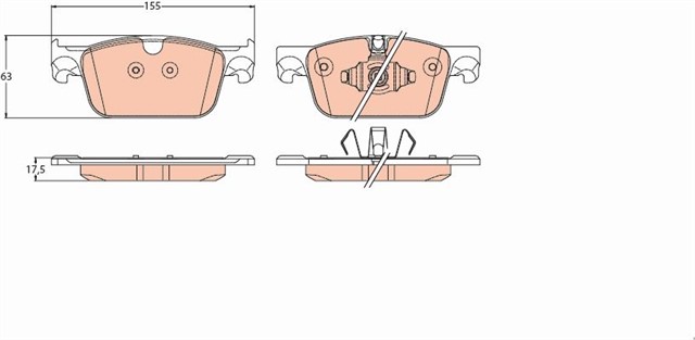 FREN BALATASI ON VOLVO S60/S90/XC60 BM 15 - 