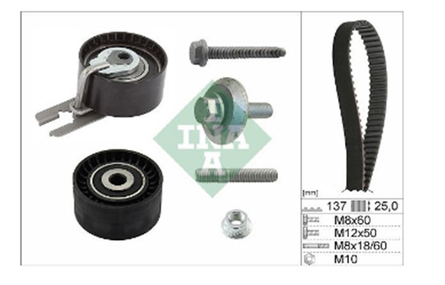 EKSANTRIK GERGI KITI P206 - P207 - P307 - P308 - P407 - P3008 - EXPERT - PARTNER - BERLINGO - JUMPY - C2 - C3 - C4 - C5 - XSARA - FOCUS II - FIESTA V - VI VOLVO S40 - C30 - V50 - FIAT SCUDO EURO4 1.6 HDI - TDCI