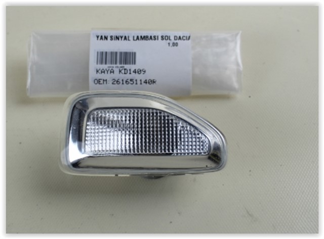 YAN SINYAL LAMBASI SOL DACIA LOGAN II - SANDERO II - DOKKER - STEPWAY 12