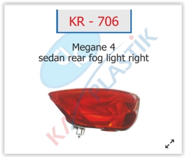 ARKA SIS FAR LAMBASI SAG MGN 4 SEDAN MODEL