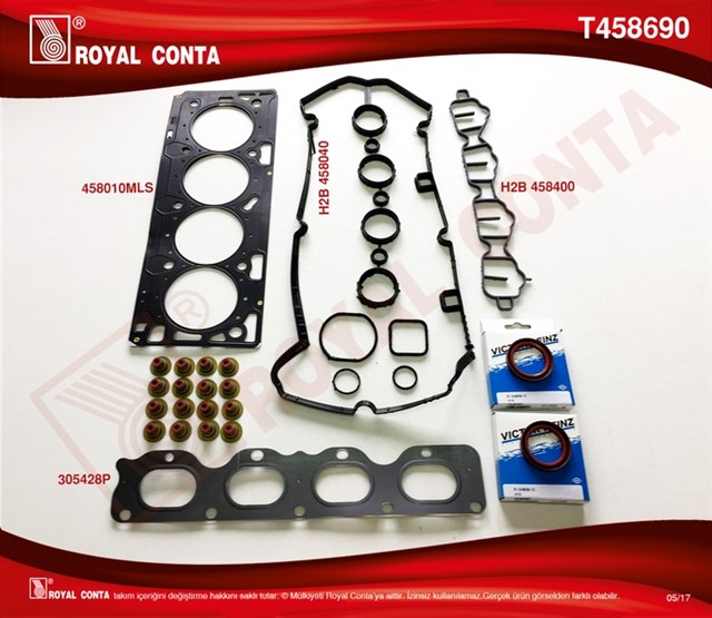 TAKIM CONTA UST ASTRA H - J - INSIGNIA Z16XER - A16XER - B16XER - F16D4 07 - 