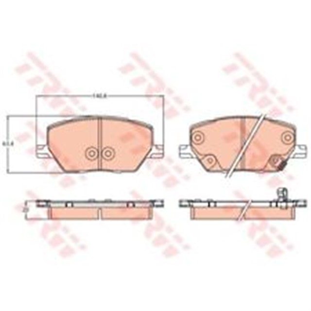 FREN BALATASI ON 500X - RENEGADE - COMPASS 1,4 - 1,6 14 - 