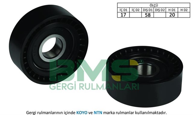 V KAYIS GERGI RULMANI GOLF5 - 6 - JETTA - PASSAT - SCIROCCO - TIGUAN - A3 - LEON - BLG - BMY - CAVA 1.4TSI 04 - 10