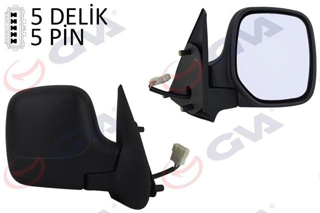 DIS DIKIZ AYNASI SAG BERLINGO - PARTNER 97 ELEKTRIKLI ISITMALI KONVEKS 5 FIS VM - 118EHR