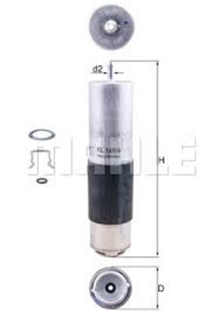 YAKIT FILTRESI MERCEDES C - CLASS OM626 W205 14