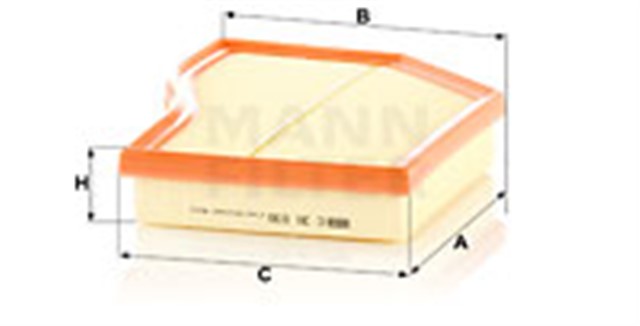 HAVA FILTRESI MERCEDES OM654 X118 W177 V177 W247 C118 H247 X247