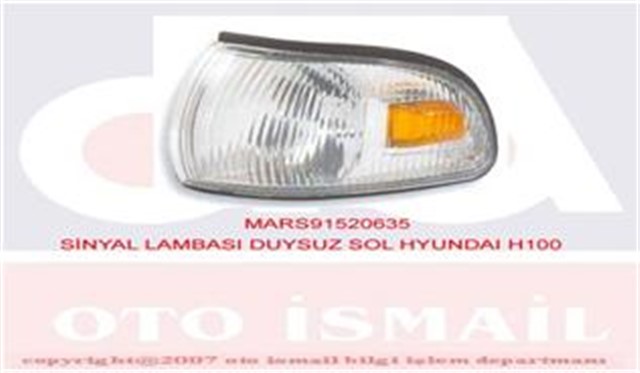SINYAL LAMBASI DUYSUZ SOL HYUNDAI H100