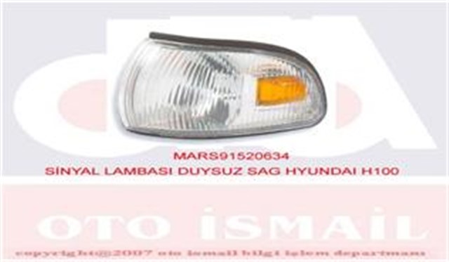 SINYAL LAMBASI DUYSUZ SAG HYUNDAI H100