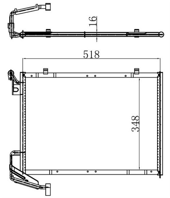KLIMA RADYATORU KONDENSERI FIESTA 1.0 ECOBOOST 08 17  ORIS oto yedek parça