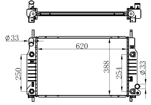 MOTOR SU RADYATORU MONDE I - II 1.6 16 V 1.8 16V / 2.0 16V 92 00 OTOM. 620 388 26