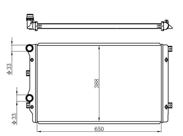 SU RADYATORU GOLF5 - GOLF6 - JETTA - CADDY - PASSAT - A3 - LEON CAXA - BMY - BJB - BXE - BKC 1.4 TSI - 1.9 TDI 04 - 13
