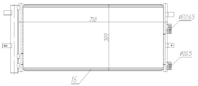 KLIMA RADYATORU KONDANSER MONDEO 14 1.0 - 1.5 ECOBOOST 1.5 TDCI 2.0 TDCI