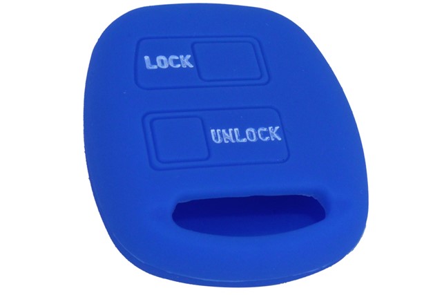 KONTAK ANAHTAR KUMANDA KORUYUCU KILIF SILIKON 2 TUS MAVI TOYOTA ESKI TIP