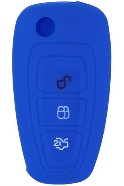 KONTAK ANAHTAR KUMANDA KORUYUCU KILIF SILIKON MAVI FORD TRANSIT - MONDEO - FOCUS - RANGER - C MAX - S MAX GALAXY