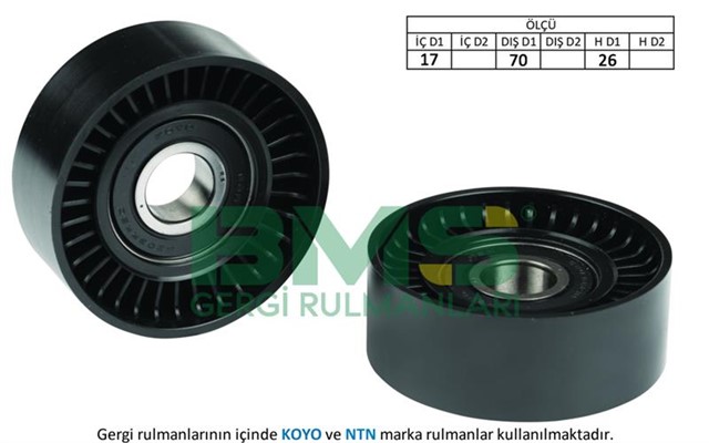 ALTERNATOR GERGI RULMANI ASTRA - CORSA - TIGRA 1.4 - 1.6 16V 94 - P306 - P307 - PARTNER 2.0 HDI 94 - COROLLA