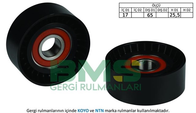 KAYIS GERGI RULMANI MERCEDES W204 C218 W212 W166 X204 W221 W639 B906