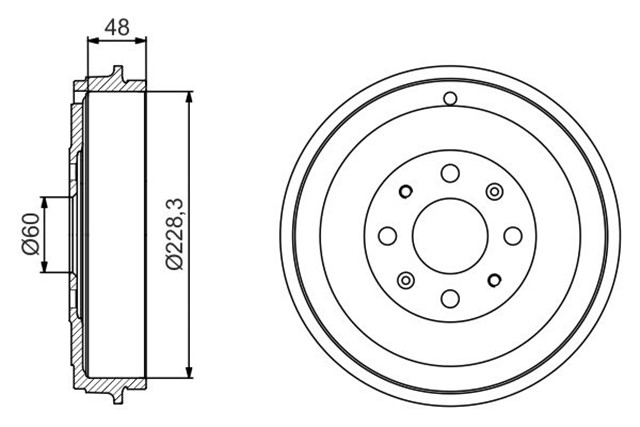 ARKA KAMPANA CORSA D 07 CORSA E 14 ADAM 13 PUNTO - GRANDE PUNTO 05 274X228X61X48X4DL 14 INC 51901444 - 51901443 - 55703043