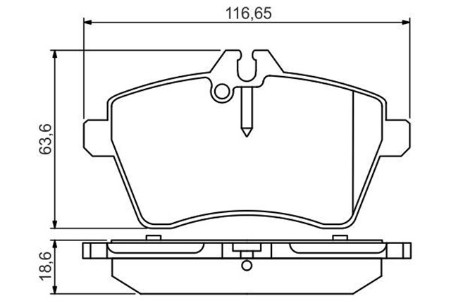 FREN BALATASI ON MERCEDES W169 W245