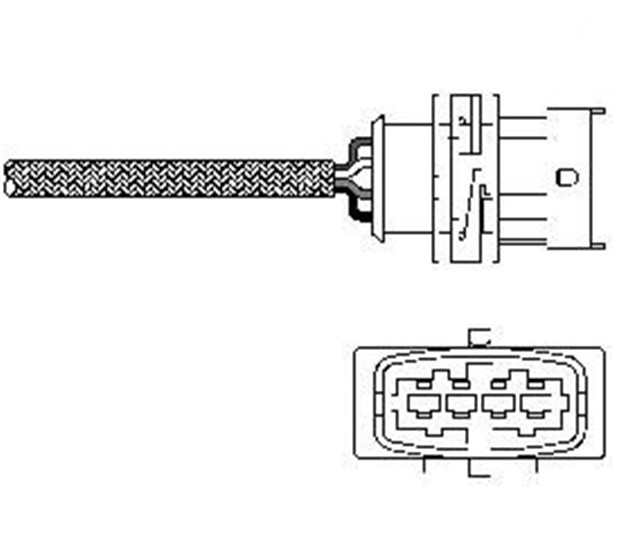 OKSIJEN SENSORU ASTRA G 00 - 05 - ASTRA H 04 MERIVA - VECTRA C - ZAFIRA 06 1.6 - 1.6 16V