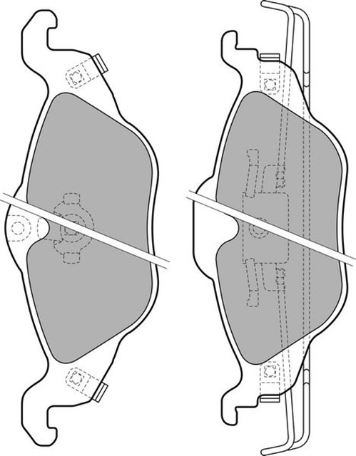 ON FREN BALATASI ASTRA G 1.2 - 1.4 - 1.6 - 1.7D - 1.8 - 2.0D 98 - 05 ZAFIRA 1.8 - 2.0D 16V 98 - 05
