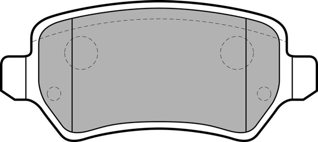 ARKA BALATA ASTRA G 98 ASTRA H 05 MERIVA 03 ZAFIRA 00 COMBO 02 GDB1515 - GDB1831