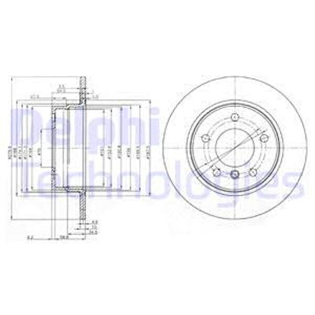 FREN DISKI ARKA BMW E81 E87 05 11