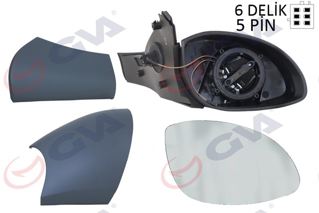 DIS DIKIZ AYNASI SAG VECTRA B 96 ELEKTRIKLI ISITMALI KONVEKS 5 FIS VM - 166EHR 1428718