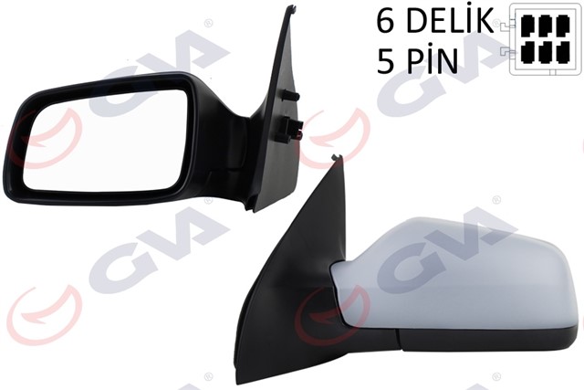 DIS DIKIZ AYNASI SOL ASTRA G 98 ELEKTRIKLI ISITMALI ASTARLI ASFERIK 5 FIS VM - 168EHPAL