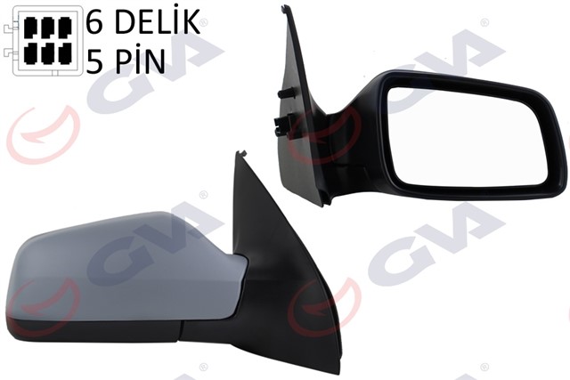 DIS DIKIZ AYNASI SAG ASTRA G 98 ELEKTRIKLI ISITMALI ASTARLI KONVEKS 5 FIS VM - 168EHPR