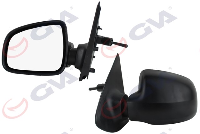 DIS DIKIZ AYNASI SOL SANDERO STEPWAY 12 MEKANIK SIYAH KAPAK KONVEKS VM - 6804L