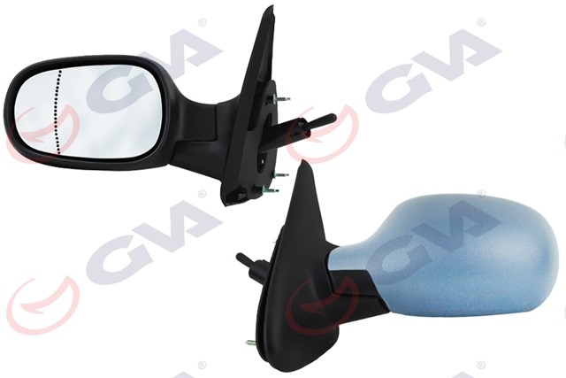 DIS DIKIZ AYNASI SOL MEGANE 99 MEKANIK ASTARLI ASFERIK 1 FIS VM - 129PAL