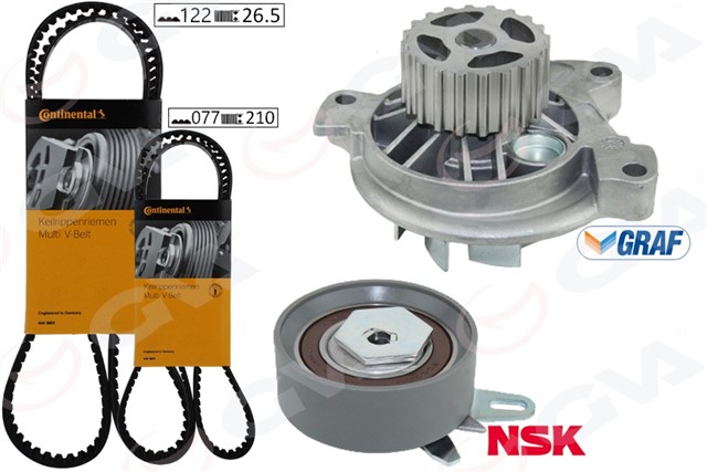 DEVIRDAIMLI TRIGER SETI 122X26.5 TRANSPORTER T4 2.4D 90 - 03 AJA K065323XS 2 KAYIS 1 GERGI