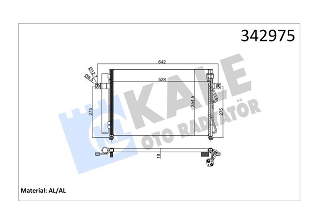 KLIMA KONDENSERI GETZ AL - AL