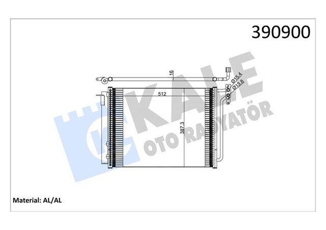 KLIMA RADYATORU BMW M54 M57 N X5 E53