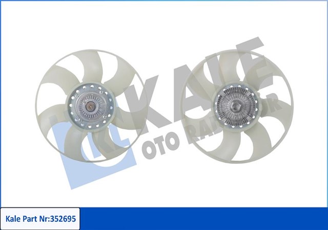 FAN VE KANAT KOMPLE KLIMALI TRANSIT - V347 - V363 2.4TDCI 06 - 