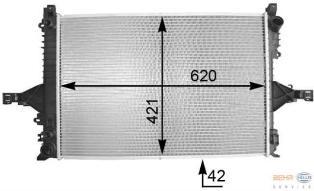 RADYATOR VOLVO S60 01 10 S80 98 - 06 V70 00 07 XC70 00 07